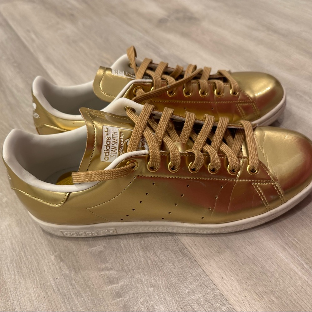 Adidas Stan Smith Gold Metalic